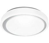 Ledvance Smart+ WiFi Plafón LED redondo Moon (24 W, Ø x Al: 380 x 85 mm, Blanco/Plateado, Blanco cálido)