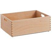 Zeller Present Caja apilable (L x An x Al: 40 x 30 x 15 cm, Haya)