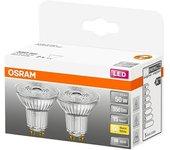 Osram Star Bombilla LED PAR16 (GU10, No regulable, Blanco cálido, 350 lm, 4,3 W, 2 ud.)