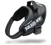 Arnés Julius-K9 Power negro para perros - Talla Mini