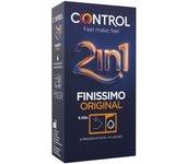 Control Duo Finissimo 2 en 1 preservativos 6 unidades