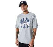 Camiseta new era mlb arch graphic new york yankees grey med hombr