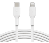 CABLE BELKIN USB-C MACHO / LIGHTNING MACHO 1M WHITE