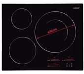 vitroceramica induccion cata insb 6032 bk 08063404 3 zonas coccion ancho 63 cm