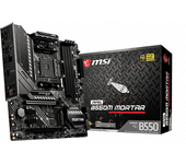 placa amd ryzen msi b550m mortar am4 ddr4 pcx3.0 matx