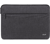 acer protective sleeve 15.6in grey inkl. frontcov er