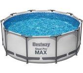 Bestway Steel Pro MAX redonda 305x100 cm - Conjunto de Piscina Desmontable