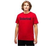 Camiseta timberland kennebec linear rojo hombre