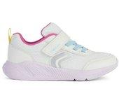 Zapatillas Geox  para niñas en color blanco