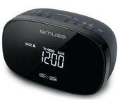 Radio Despertador MUSE Duplo Negro M150Cdb