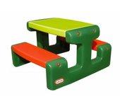 Mesa de picnic para niños color verde y naranja, marca Little Tikes