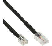 Cable modular inline rj45 8p6c a rj12 6p6c macho a macho 3m