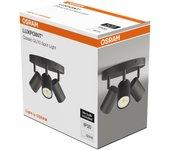 Osram luxpoint® foco cilíndrico triple gu10 ajustable negro