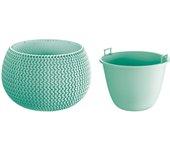 Maceta PROSPERPLAST Splofy Bowl (Verde - 47.8 x 47.8 x 30 cm)