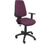 Silla Elche CP bali morado brazos regulables