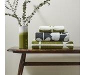 Toalla cut stem moss-charcoal, orla kiely - toalla de baño