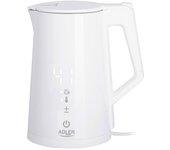 Hervidor adler blanco acero inoxidable 2200 w 1,7 l