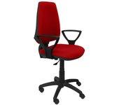 Silla Elche CP bali rojo brazos fijos