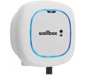 Cargador wallbox pulsar max 7,4kw blanco con manguera de 5 metros