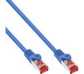 Cable de red inline s/ftp pimf cat.6 250mhz cobre libre de halógenos azul 0.25m