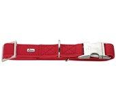 Collar para perro hunter softie alu-strong rojo (45-65 cm)