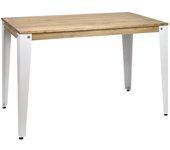 Consola BOX FURNITURE CCVL3911075 BL-EV (Blanco - Madera, Acero - 110x39x75.5 cm)