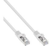 Cable de red inline sf/utp cat.5e blanco 1m