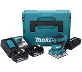 Makita Dbo482rtj Lijadora Orbital 18v Lxt 112x102mm 5ah 2 Bat. Aluminio