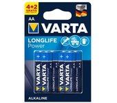 Pila alkalina lr-6 varta blister 4+2