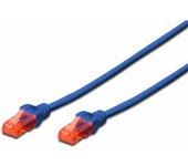 Cable de Red (RJ45 - 25 cm - Azul)