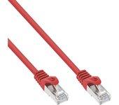 Cable de red inline sf/utp cat.5e rojo 5m