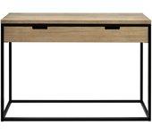 Mesa Consola DS MUEBLES Icub - industrial vintage negra (40x120x82cm)