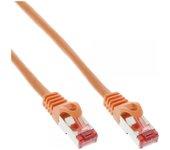 Cable de Red INLINE (RJ45 - 25 cm - Naranja)