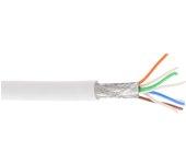 Cable de red inline s/ftp pimf cat.6a libre de halógenos 500mhz blanco 100m