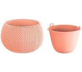 Maceta PROSPERPLAST Splofy Bowl (Rosa - 29 x 29 x 19.5 cm)