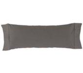 Funda de almohada pure antracita 45x155 cm