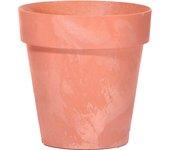 Maceta PROSPERPLAST Cube Beton Efect (Naranja - 17 x 15cm)