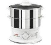 Tefal vc145 olla de vapor 2 canasta(s) independiente blanco, acero inoxidable