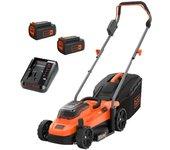 Cortacésped inalámbrico black & decker bcmw3336l2-qw batería doble 36v 2.5 ah