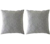 2 fundas de cojín jacquard tevere-b 50x50 cm gris