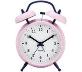 Reloj Despertador Retro Rosa Y Azul Cl1551