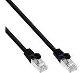 Cable de red inline sf/utp cat.5e negro 7,5m