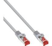 Cable de red inline s/ftp pimf cat.6 250mhz pvc gris cobre 0.3m