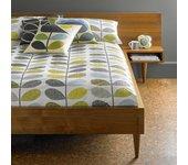 Set de cama scribble stem azul/verde, orla kiely - cama de 90 cm