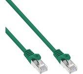 Cable de red inline f/utp cat.5e verde 3m