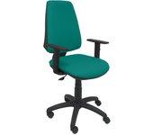 Silla Elche CP bali turquesa brazos regulables