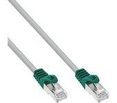 Inline crossover pc to pc cable de red sf/utp cat.5e gris 15m