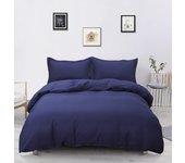 Juego 3 Piezas Funda Nordica 100% Poliester Azul Cama 150 / 230x250 cm TIENDA EURASIA