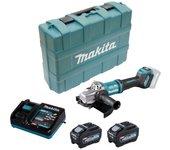 MAKITA GA038GT201 Amoladora BL 40Vmax XGT 230mm Palanca 5Ah 2 bat AFT / AWS