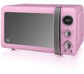 Swan Retro Sm22030lpneu Microondas Digital 20L 800W Rosa